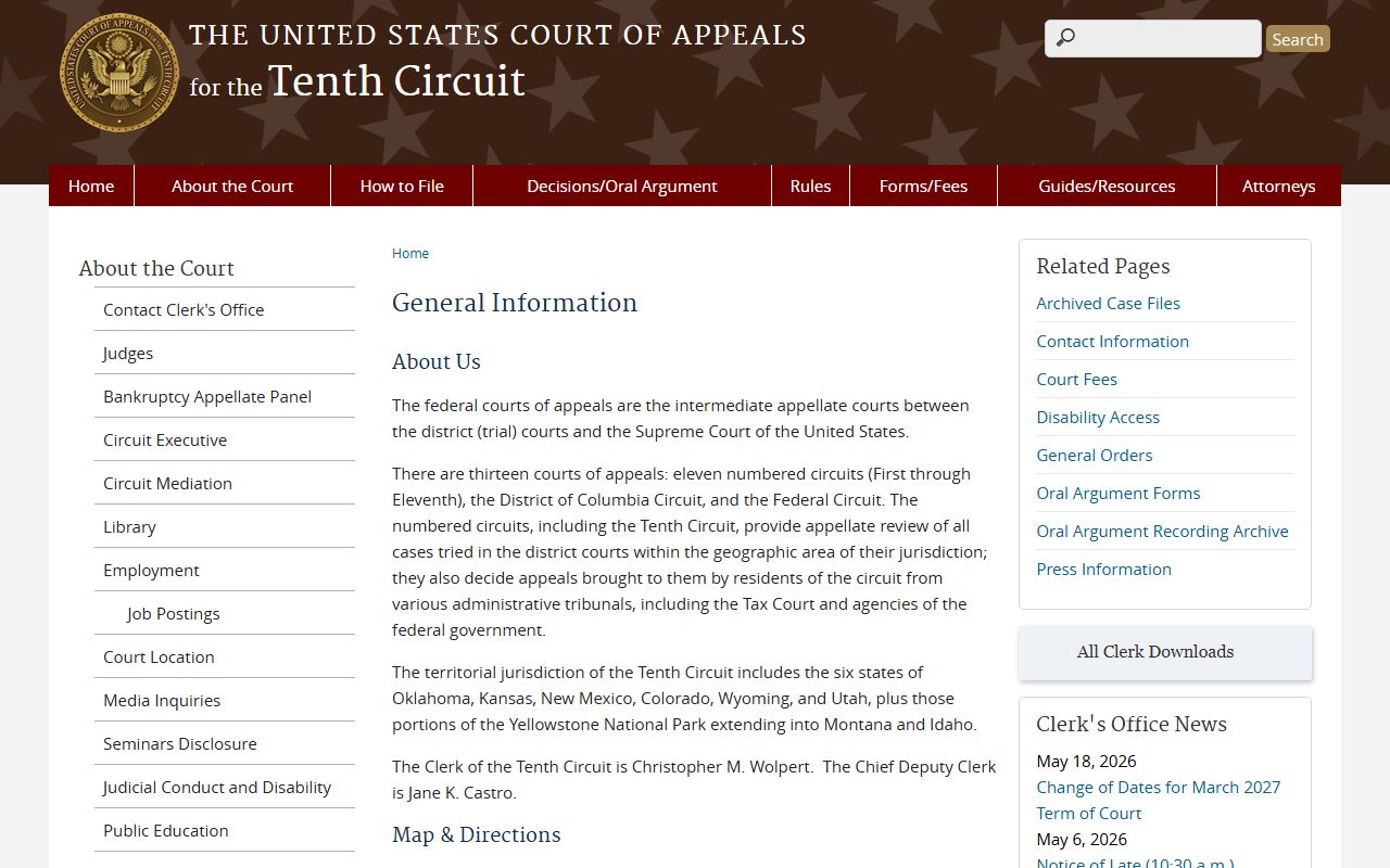 McKinley County District Court records and Tenth Circuit federal appeals