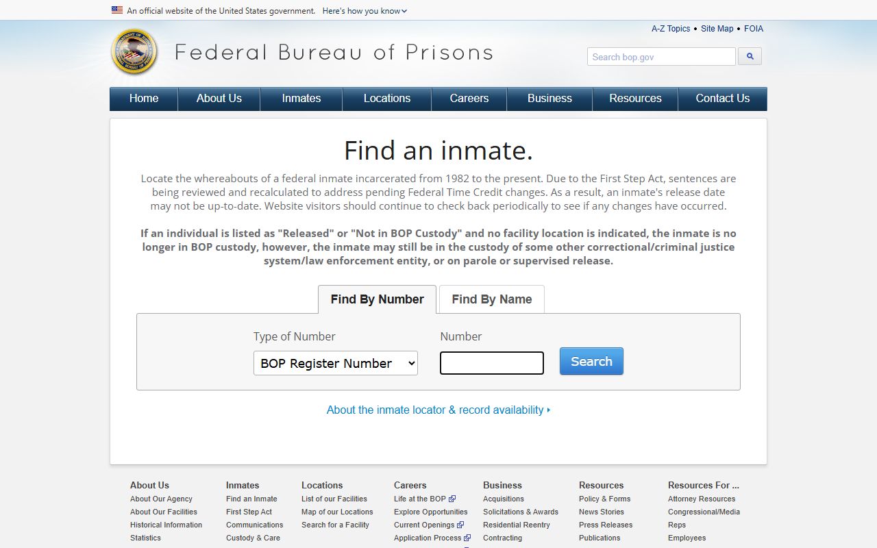 McKinley County probate records Federal Bureau of Prisons boundary